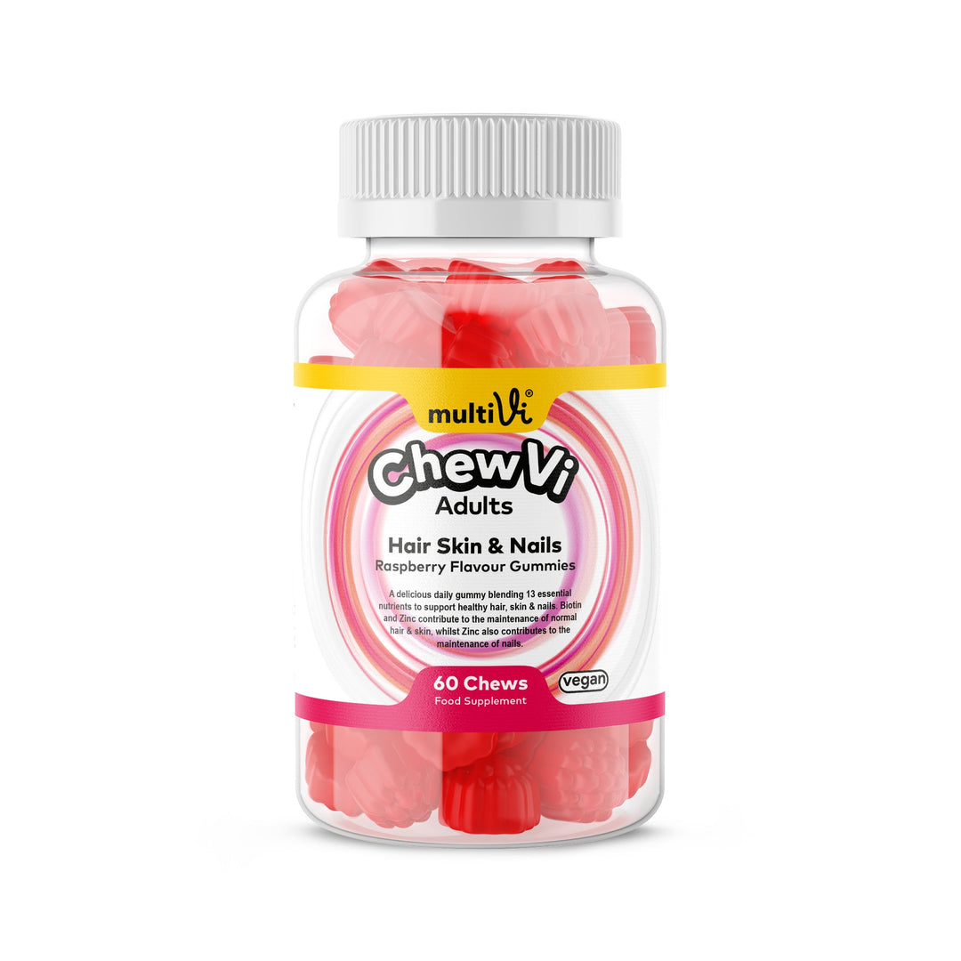 Hair Skin &amp; Nails Gummies - Raspberry Flavour